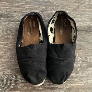TOMS Alpargata Eco Recycled Cotton Canvas in Black Size W8